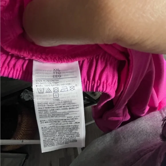 Old Navy High-Waisted Playa Wide-Leg Pants NWT Barbie beach vacation resort airy - Picture 3 of 7